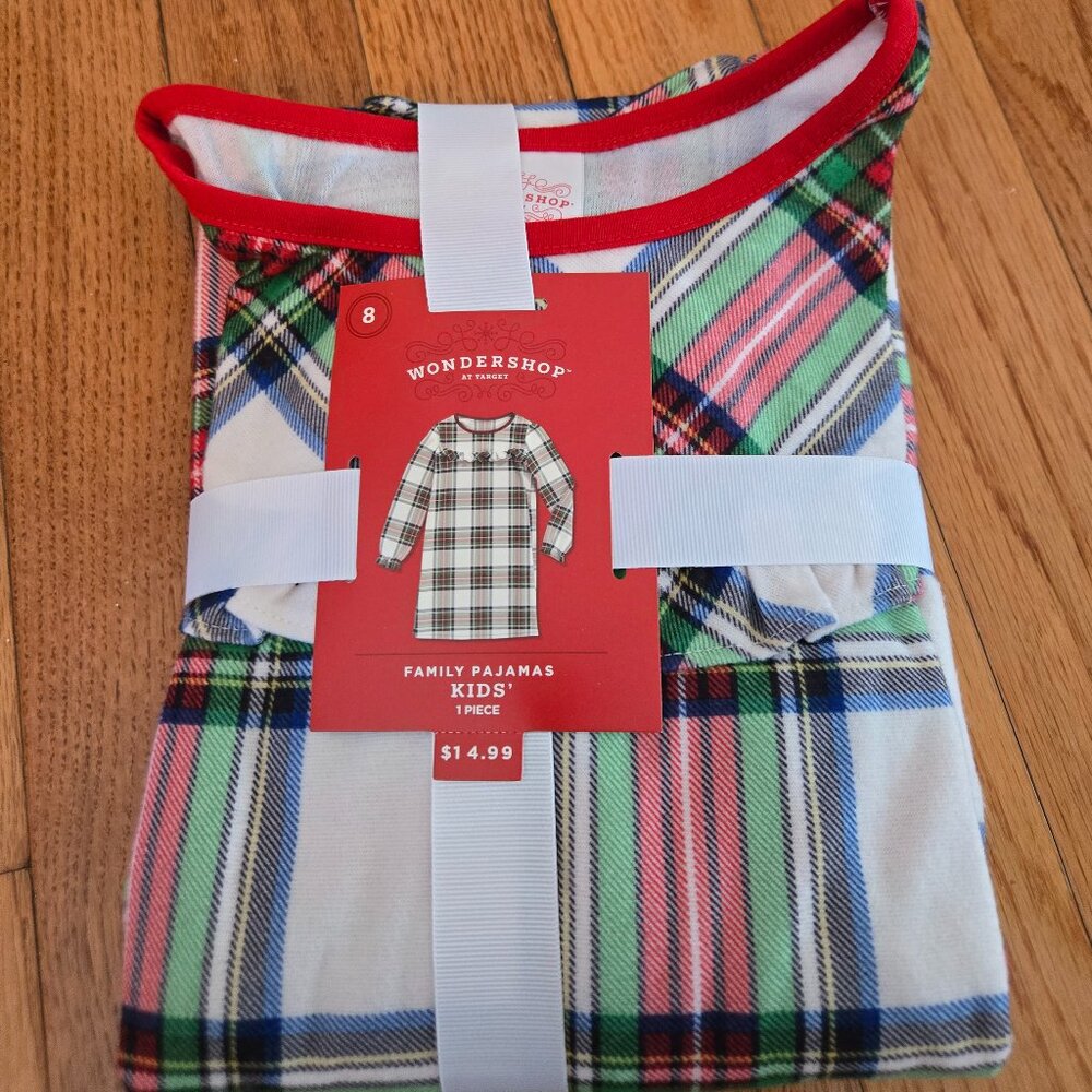 NWT Girls Size 8 Plaid Nightgown from Wondershop